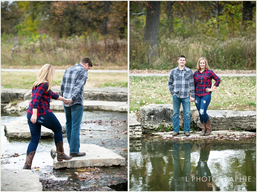 St. Louis Fall Engagement Photos with dogs forest park_009.jpg