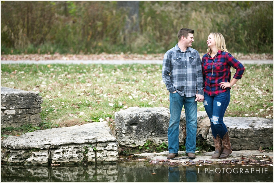 St. Louis Fall Engagement Photos with dogs forest park_010.jpg