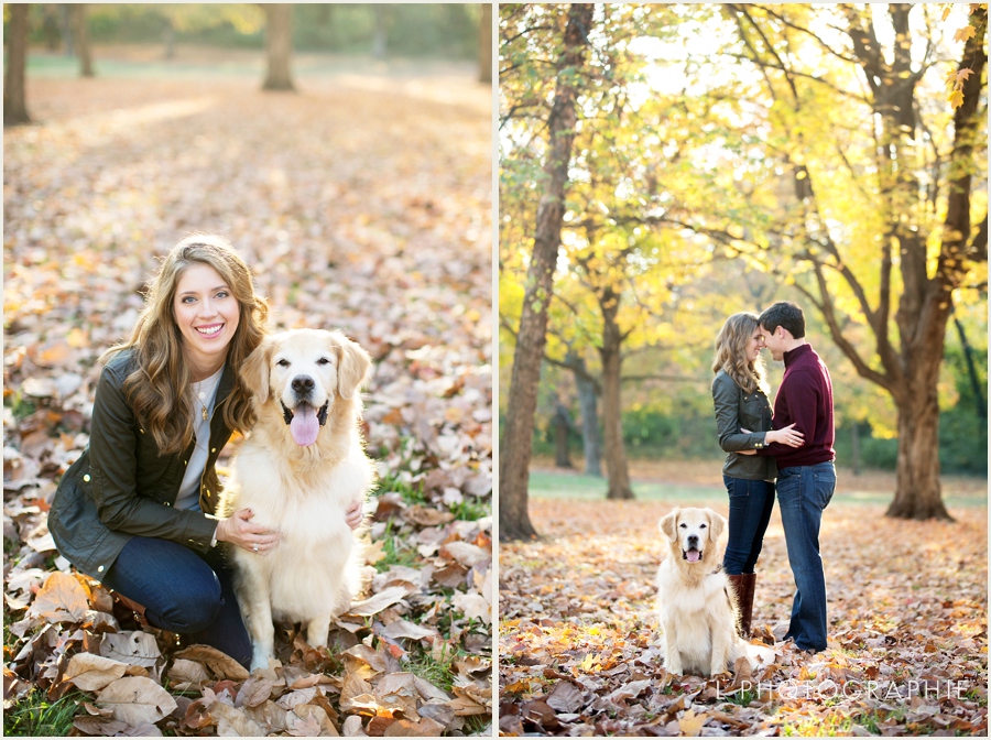 Forest Park fall engagement photos with dog arch overlook_0006.jpg