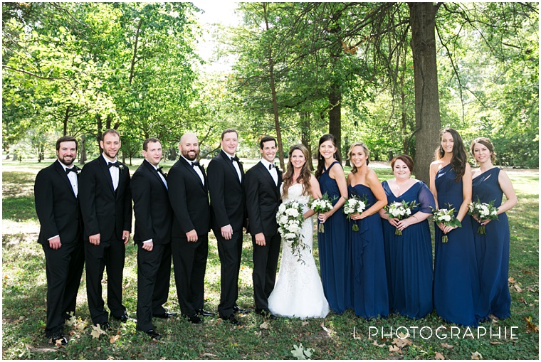 Before I Do,Jenny Kehm,Kate Hayes,Kris,L Photographie,L Photographie weddings,Lindsay,Meredith Marquardt,Oak Knoll Park,October wedding,St. Louis wedding photographer,St. Louis wedding photography,fall wedding,navy bridesmaid dress,outdoor wedding,wedding at Oak Knoll Park,